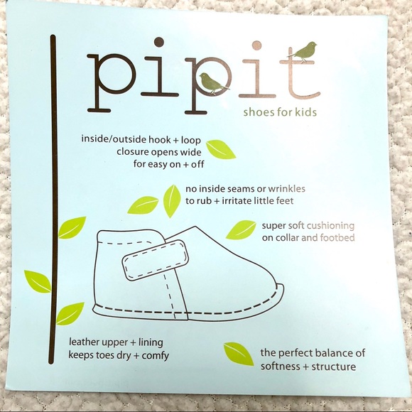 Pipit Suede Stripe Olive Green Baby Shoes Size 3 - Picture 10 of 11